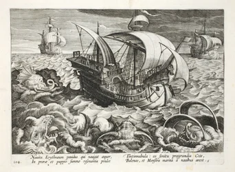 Hunting Sea Creatures, Plate 84, Illustration from 