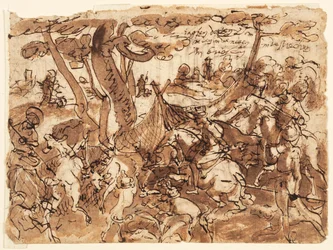 Deer Hunt with Nets