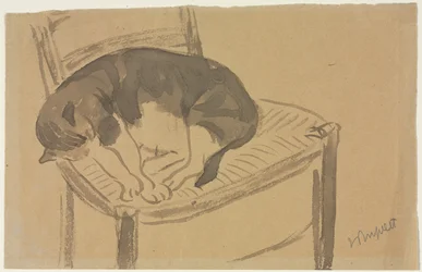 Sleeping Cat, First Third 1900s