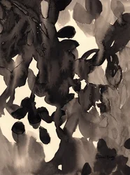Leaves Abstract in Ink, c.2019