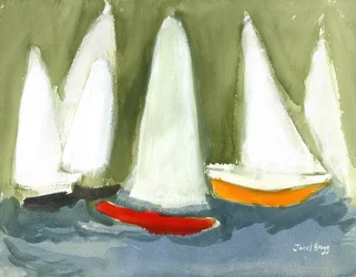 Sailboats in the Puget Sound