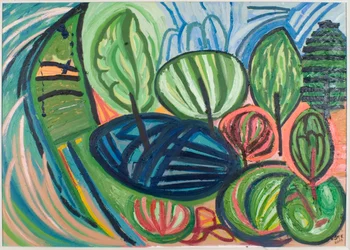 Wormiston Wood, summer