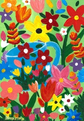 Flower Garden Watering Can