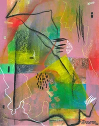 Vibrant Abstract Layers
