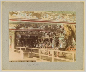 Interior of the Gate of Chionin Temple, Kyoto, Japan