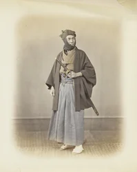 Japanese man in traditional dress