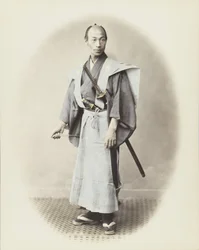 Japanese man with sword