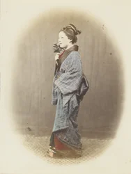 Japanese Woman in Traditional Dress