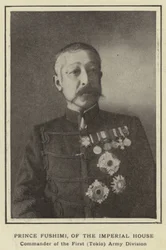 Prince Fushimi, of the Imperial House, Commander of the First (Tokio) Army Division
