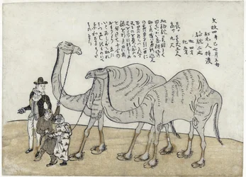 Camel with handlers, published 1821
