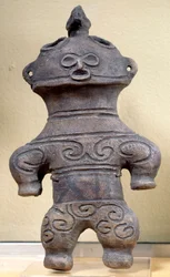 Dogu statuette, Japan, height 20 cm, Neolithic, Jomon period