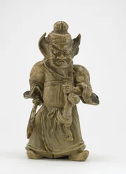 Figure of Shoki the demon queller, Edo period