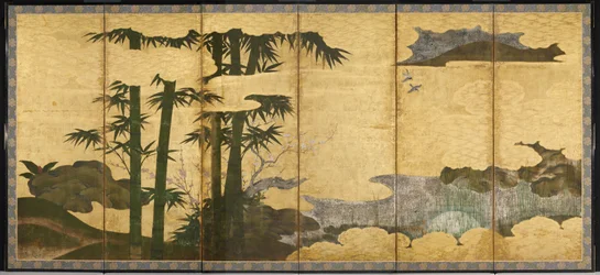 Moonlit Bamboo Grove, early 16th century