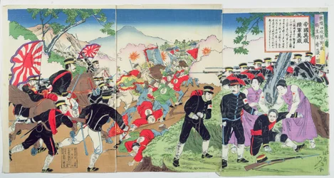 Nurses from the Red Cross during the Sino-Japanese War of 1894-95