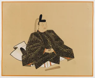 One of the Sanjurokkasen, album leaf