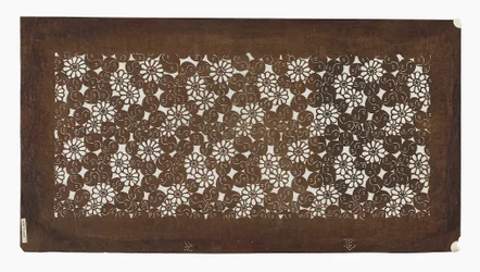 Paper Stencil (Katagami), Late 19th Century
