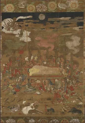 Parinirvana of Sakyamuni, the Historical Buddha