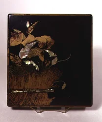 Screen, Inlaid with Mother of Pearl, Japanese