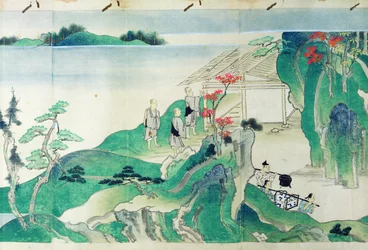 Servants, from an Illustrated History of the Life of the Monk Ippen (1239-89)