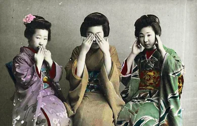 Speak no evil, See no evil, Hear no evil, c1880