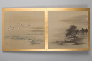 Thirty Paintings of Birds, Flowers and Landscape, Late 18th Century