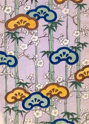 Bamboo and Cherry Blossoms