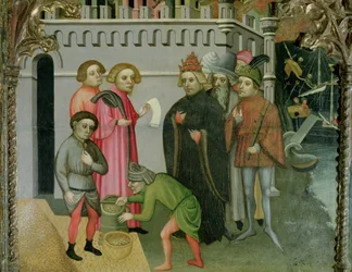 The Miraculous Multiplication of the Grain (detail)