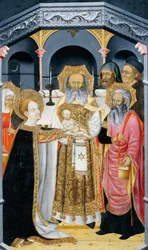 Presentation of Jesus at the Temple, altarpiece from Verdu