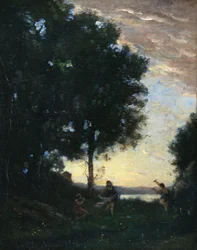 Fauns and Nymphs Dancing