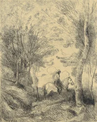The Great Rider in the Woods