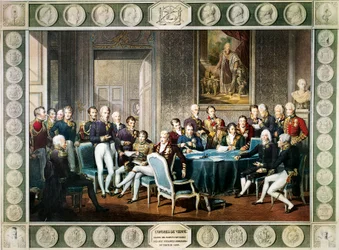 Participants at the Congress of Vienna in 1814-15