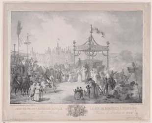The Arrival of His Royal Highness The Duke of Bordeaux at Chambord