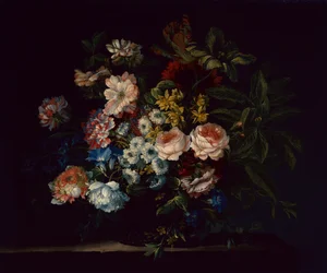 Roses, Carnations, Hyacinths and Flowers