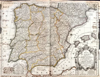 Map of the Kingdom of Spain