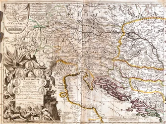 South-east Germany, south Czech Republic, Austria, west Slovakia, west Hungary, Slovenia, Croatia, Bosnia and Herzegovina
