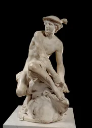 Mercury Attaching His Winged Sandals
