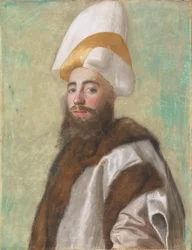 Portrait of a Grand Vizir, or of a European Dressed as One, c.1741
