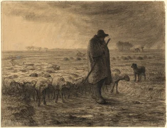 Shepherd Returning with His Flock