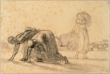 The Gleaners, Before 1857