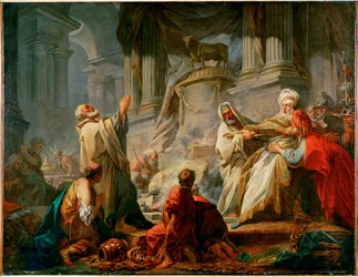 Jeroboam Sacrificing to the Idols