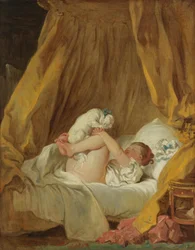 Girl with Dog