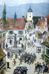 Germans Occupying Alsace