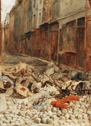 Barricade in the Mortellerie, Paris