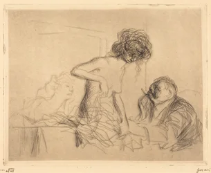 In a Private Room, first plate