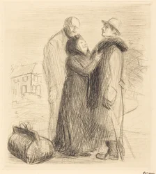 The Departure of the Prodigal Son, first plate, vertical