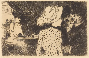 Les Folies-Bergère (rejected plate, second plate)