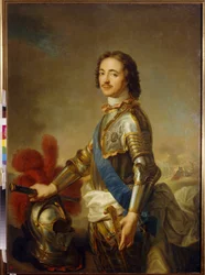 Portrait of Peter the Great (1672-1725), Tsar of Russia