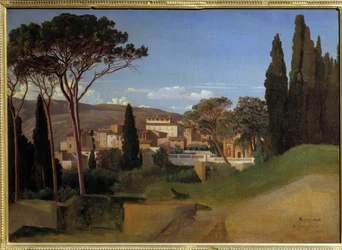 View of a Roman Villa (Painting by Achilles J. Benouville)