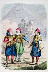 A Print from 19th Century Egypt