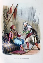 Abdullah Received in the Tent of Ibrahim Pasha